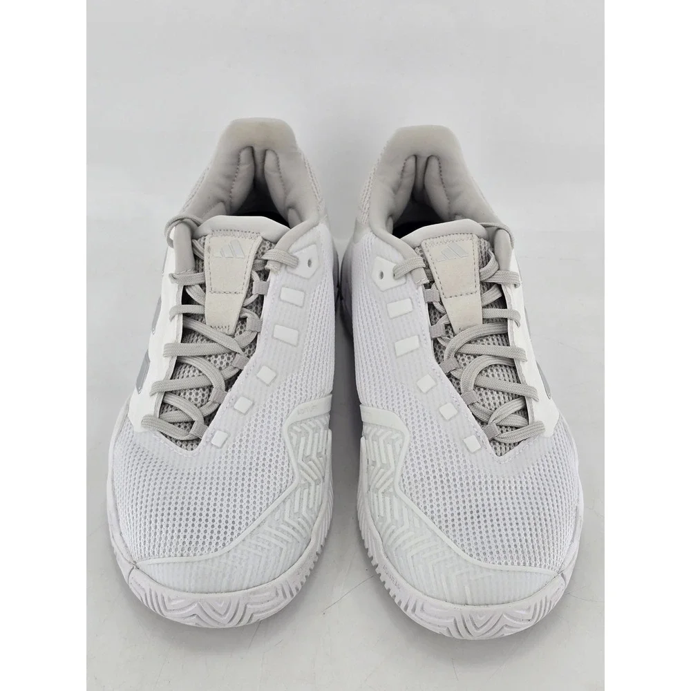 Adidas Barricade Tennis Shoes Mens 10.5 White Silver IF0407 - Good